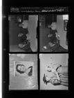 Salvation Army; Portrait of a girl; Woman holding paper (4 Negatives) (July 11, 1958) [Sleeve 29, Folder d, Box 15]